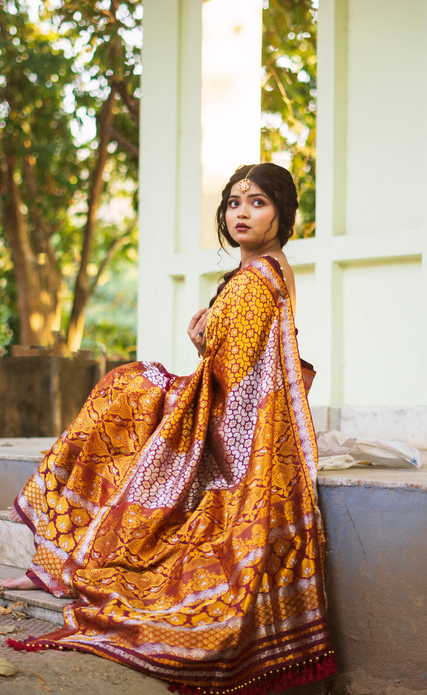 Samapak - Assamese Traditional Mekhela Chador