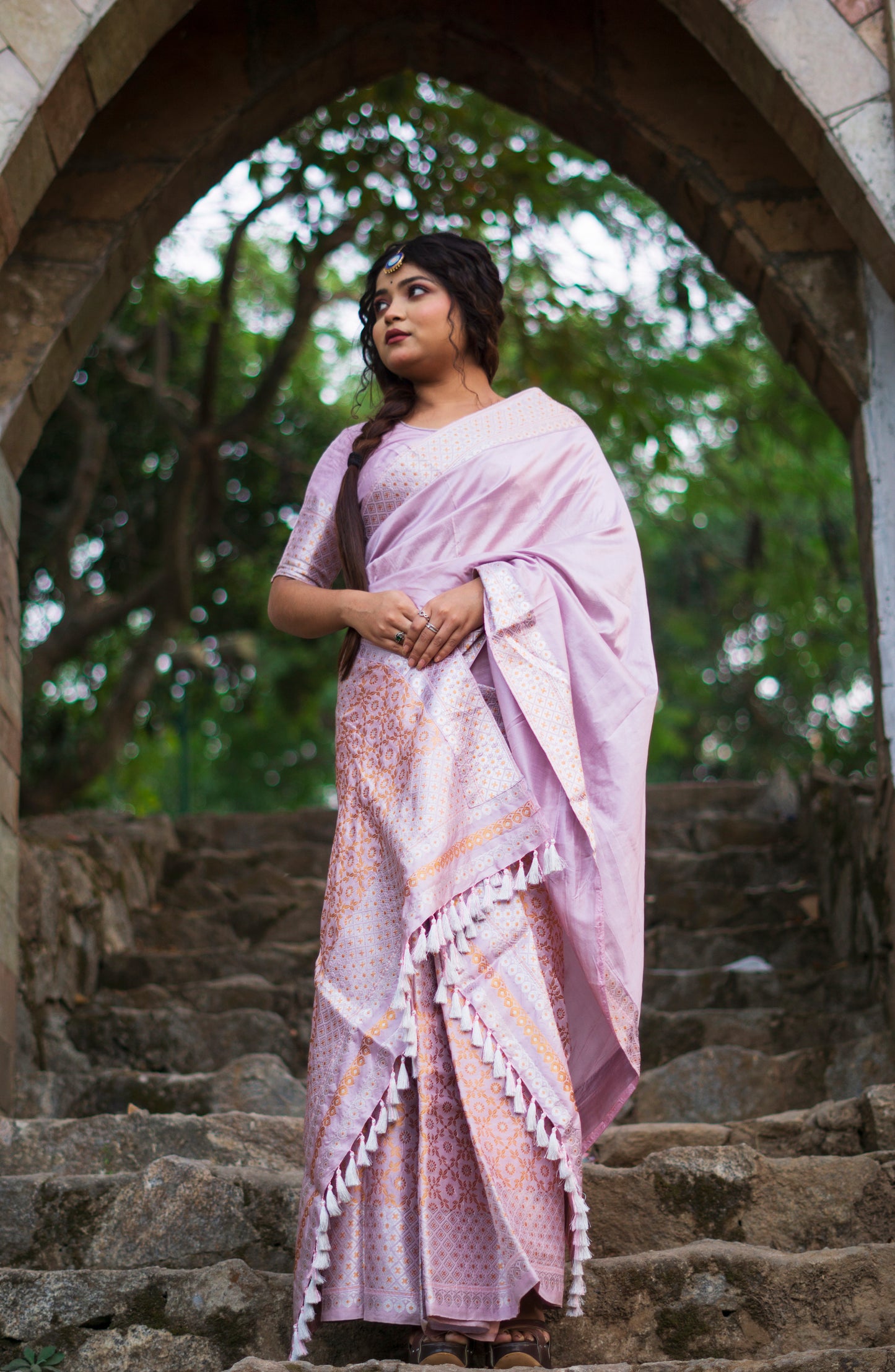 Akanda - Mulberry Silk Assamese Mekhela Chador