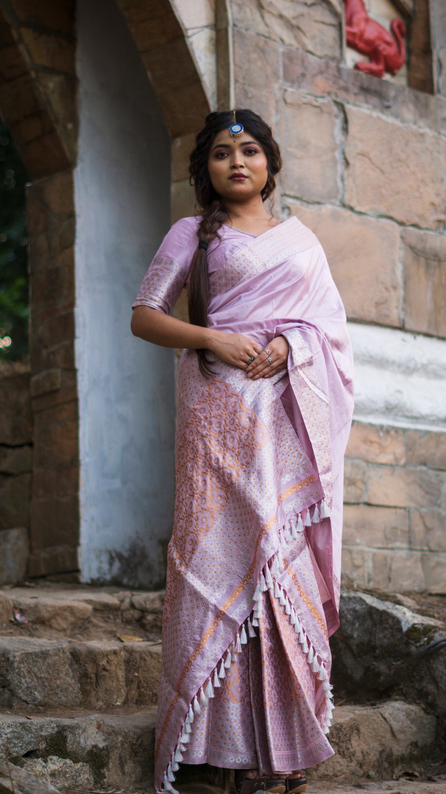 Akanda - Mulberry Silk Assamese Mekhela Chador