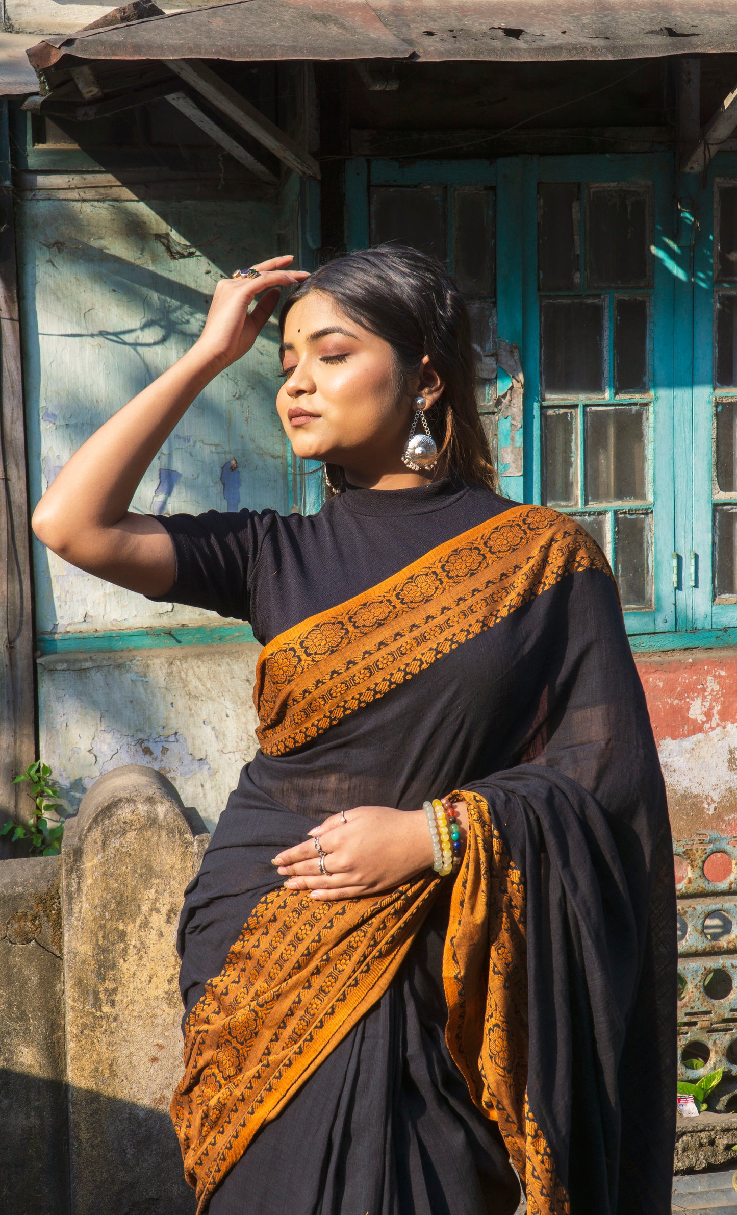 The Golden Arc - Best Summer Cotton Saree