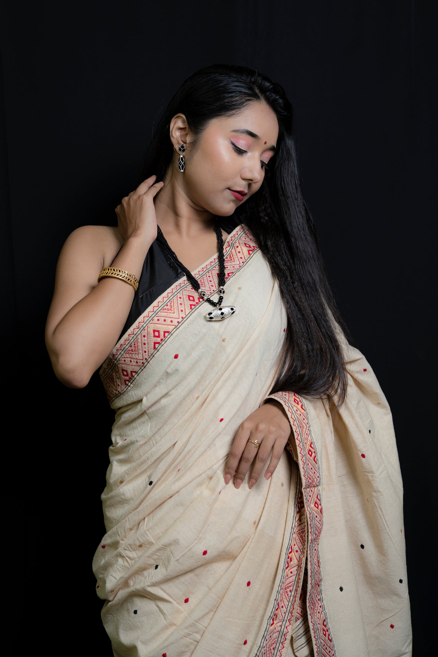 Endi and Tussar Silk Mekhela Chador