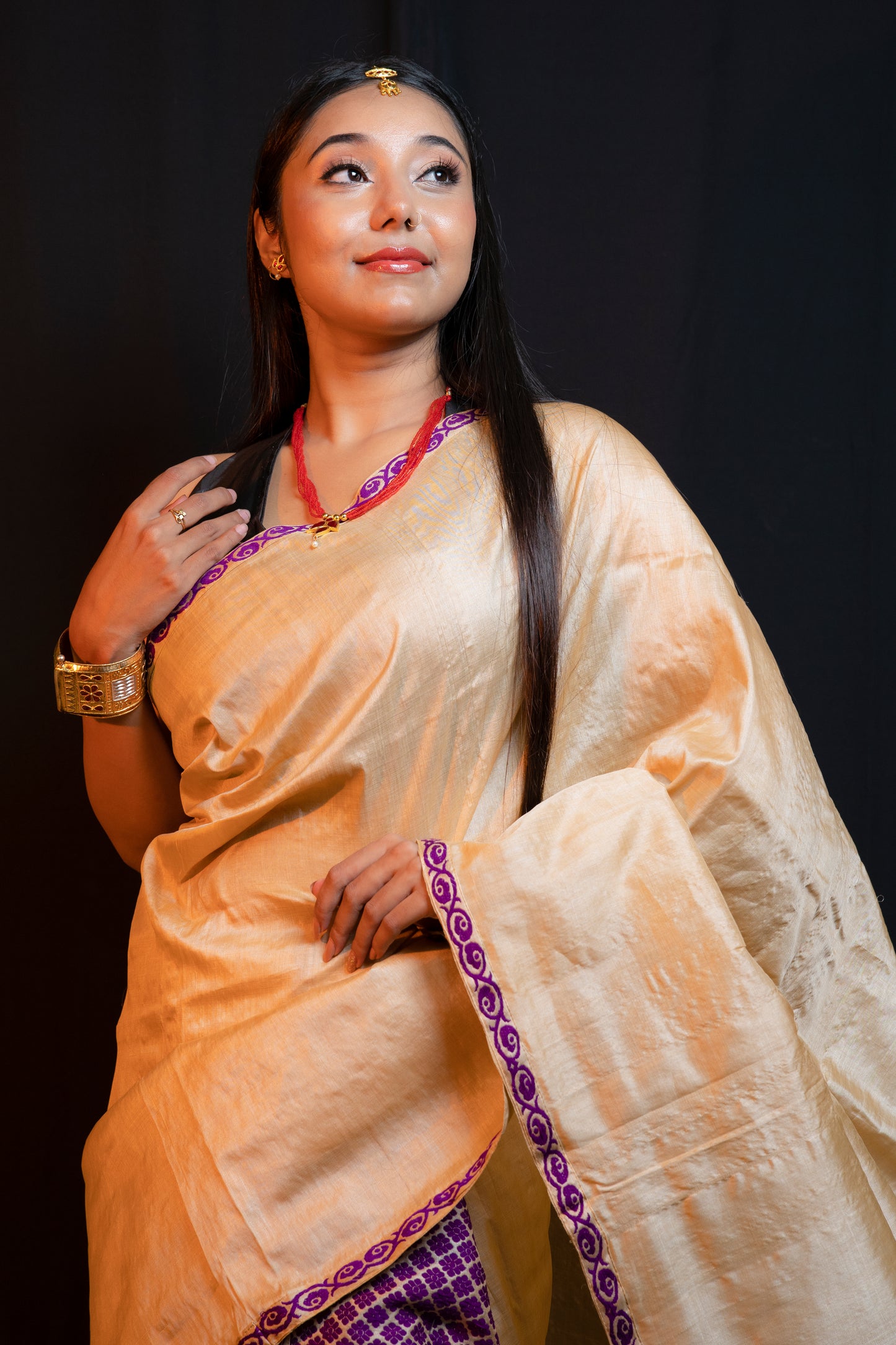 Tussar Silk Mekhela Chador