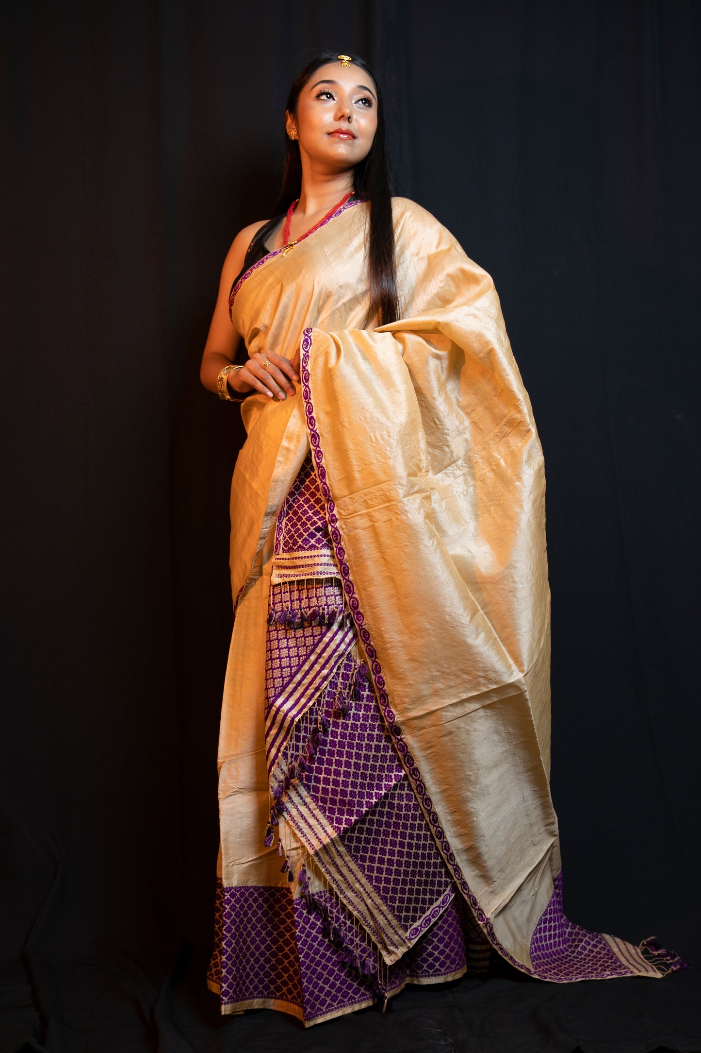 Tussar Silk Mekhela Chador