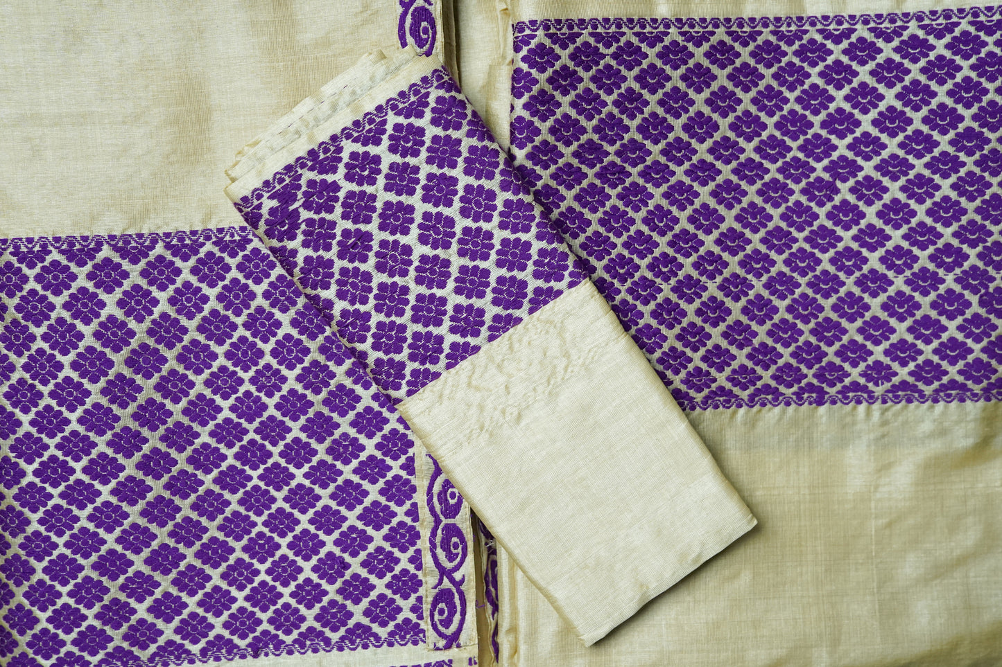 Tussar Silk Mekhela Chador