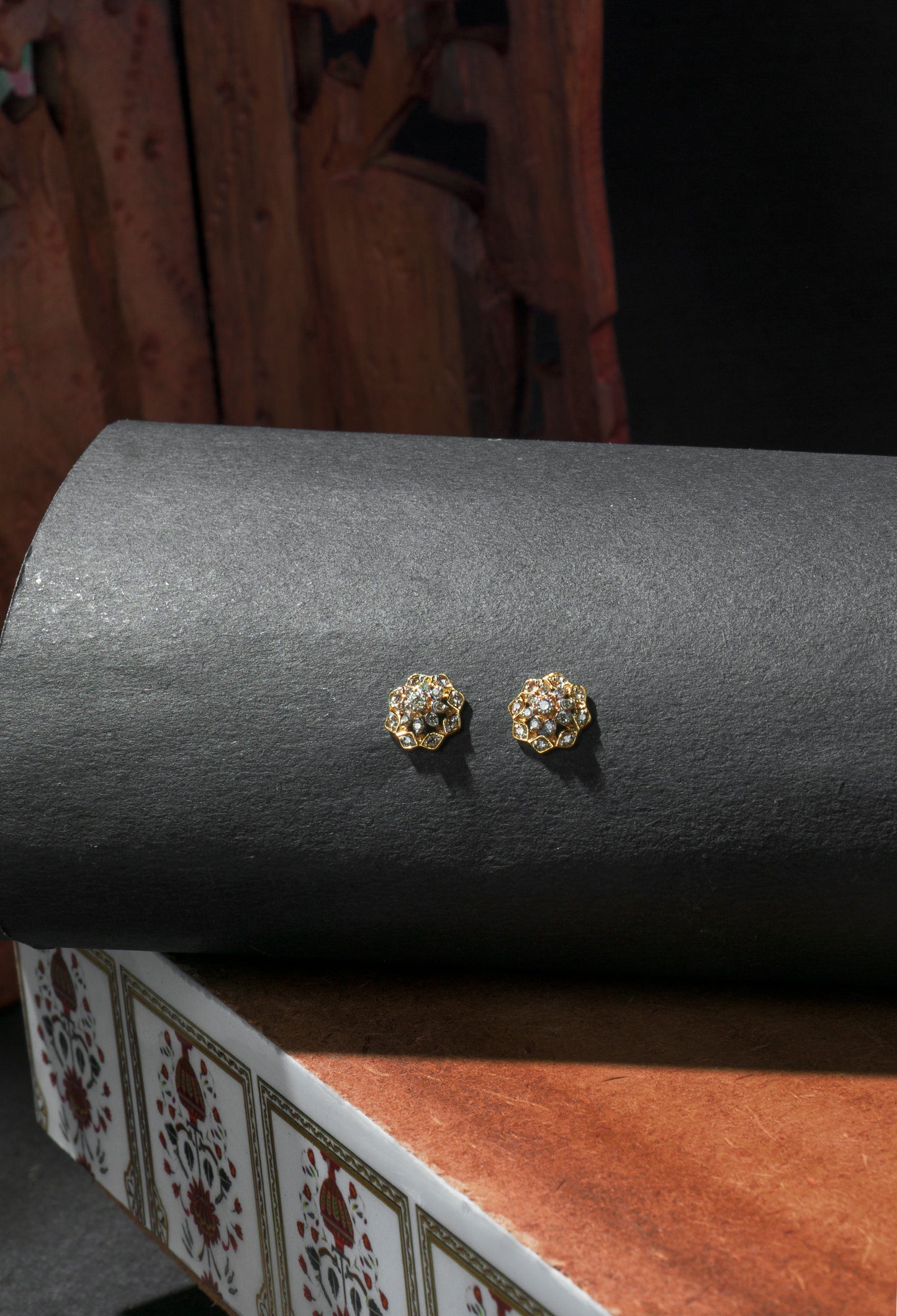 Time of Garden- Diamond Stud Earring