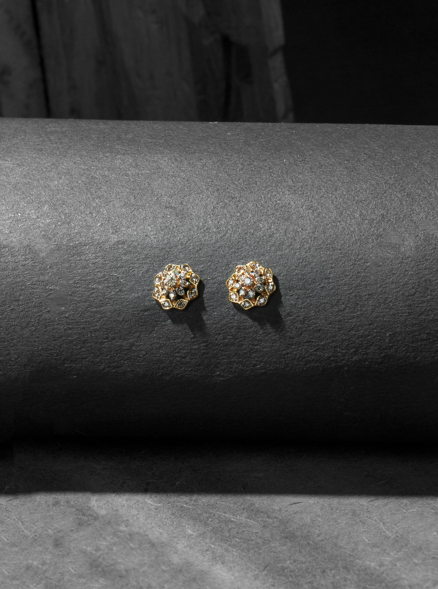 Time of Garden- Diamond Stud Earring