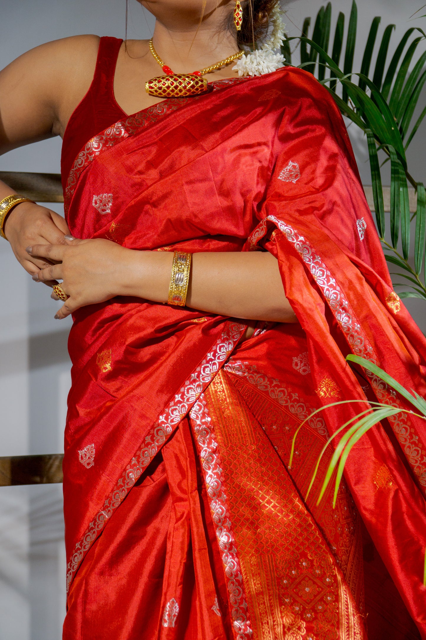 Mahabar - Mulberry Silk Mekhela Chador