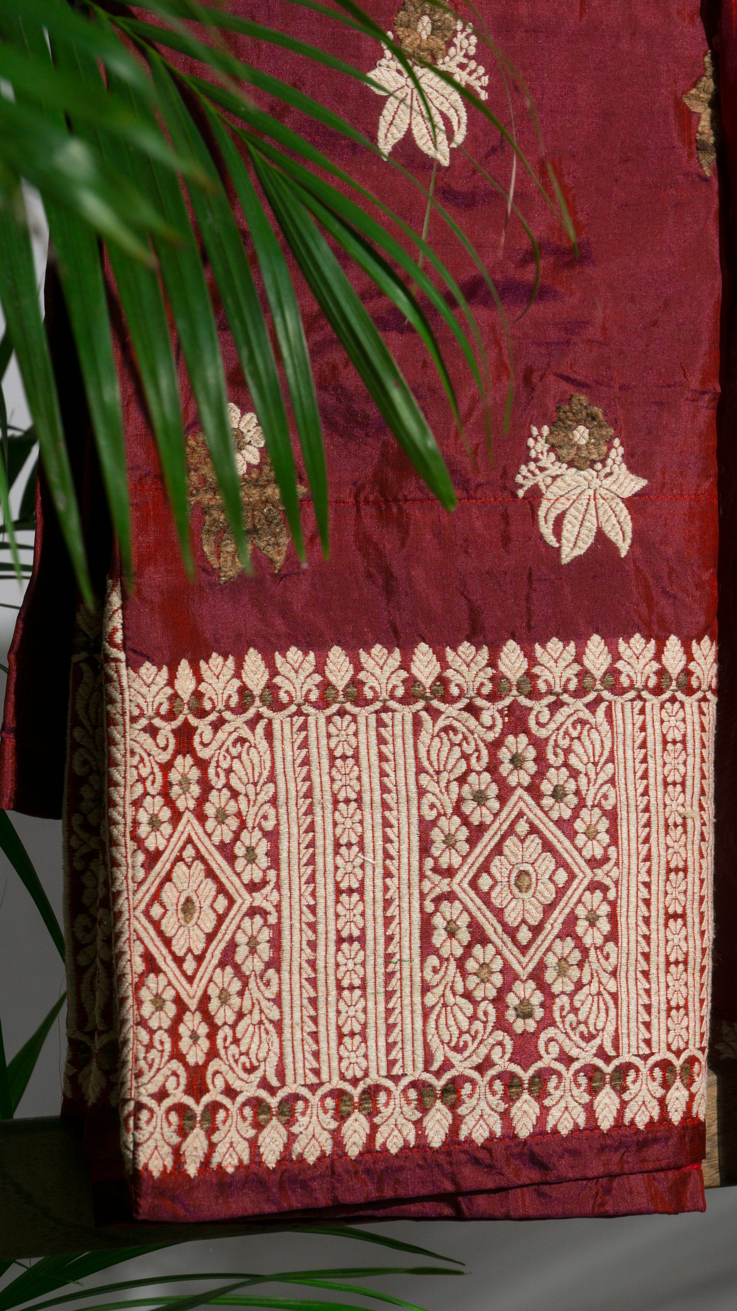 Sunhera - Assamese Traditional Mekhela Chador