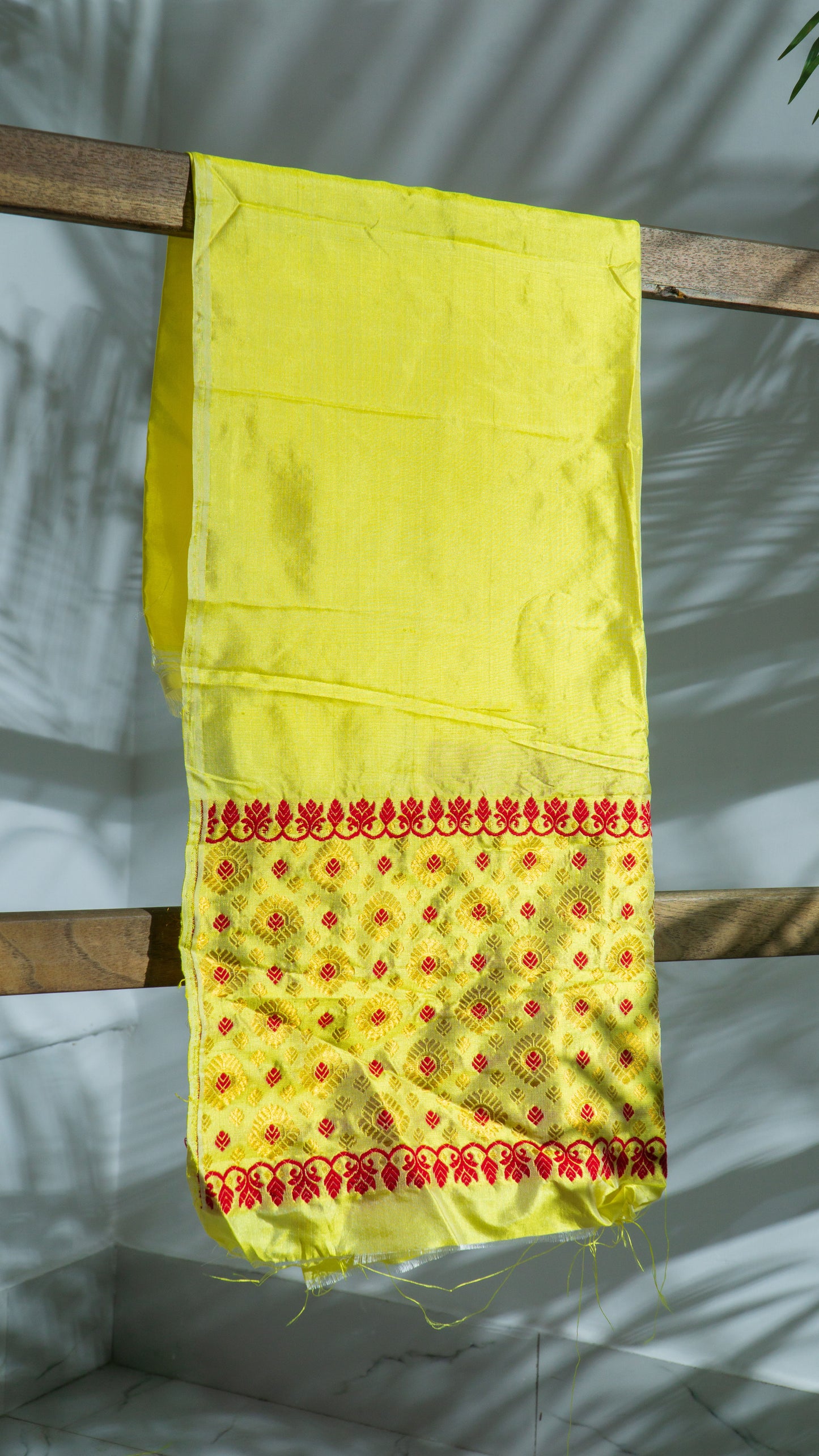 Haldi - Assamese Traditional Silk Mekhela Chador