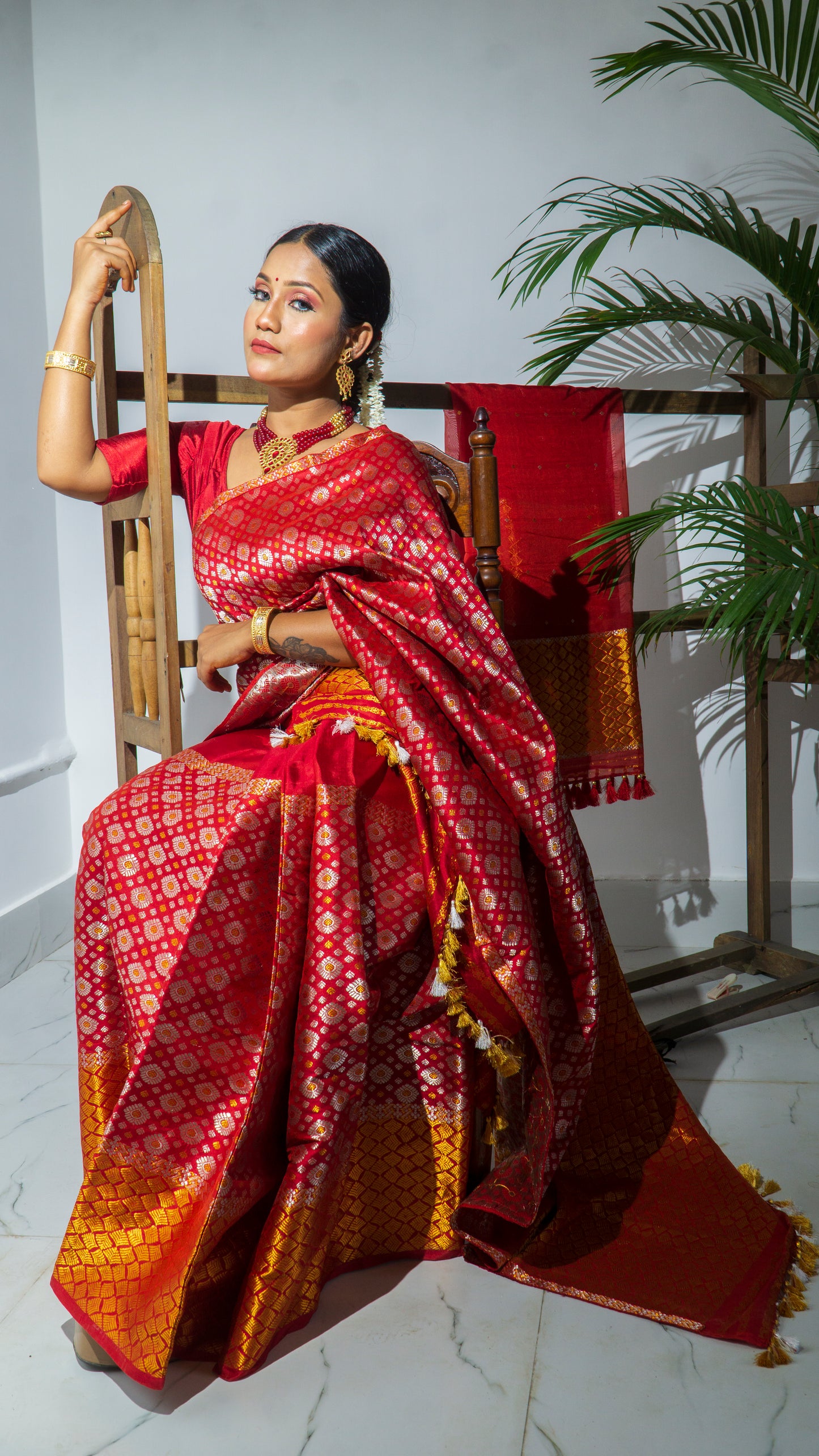 Gauri - Assamese Bridal Mekhela Chador