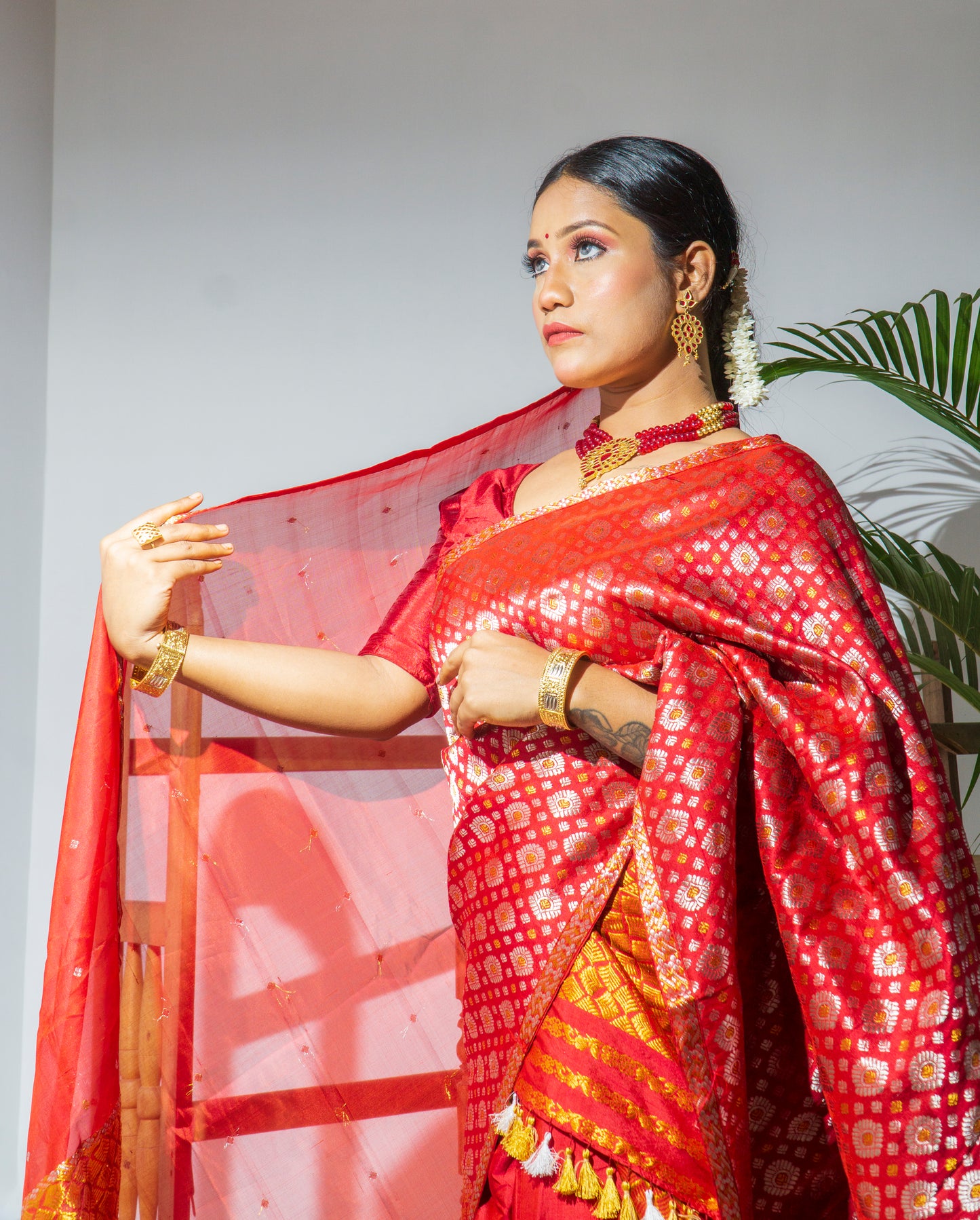 Gauri - Assamese Bridal Mekhela Chador