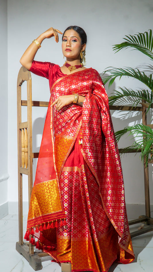 Gauri - Assamese Bridal Mekhela Chador