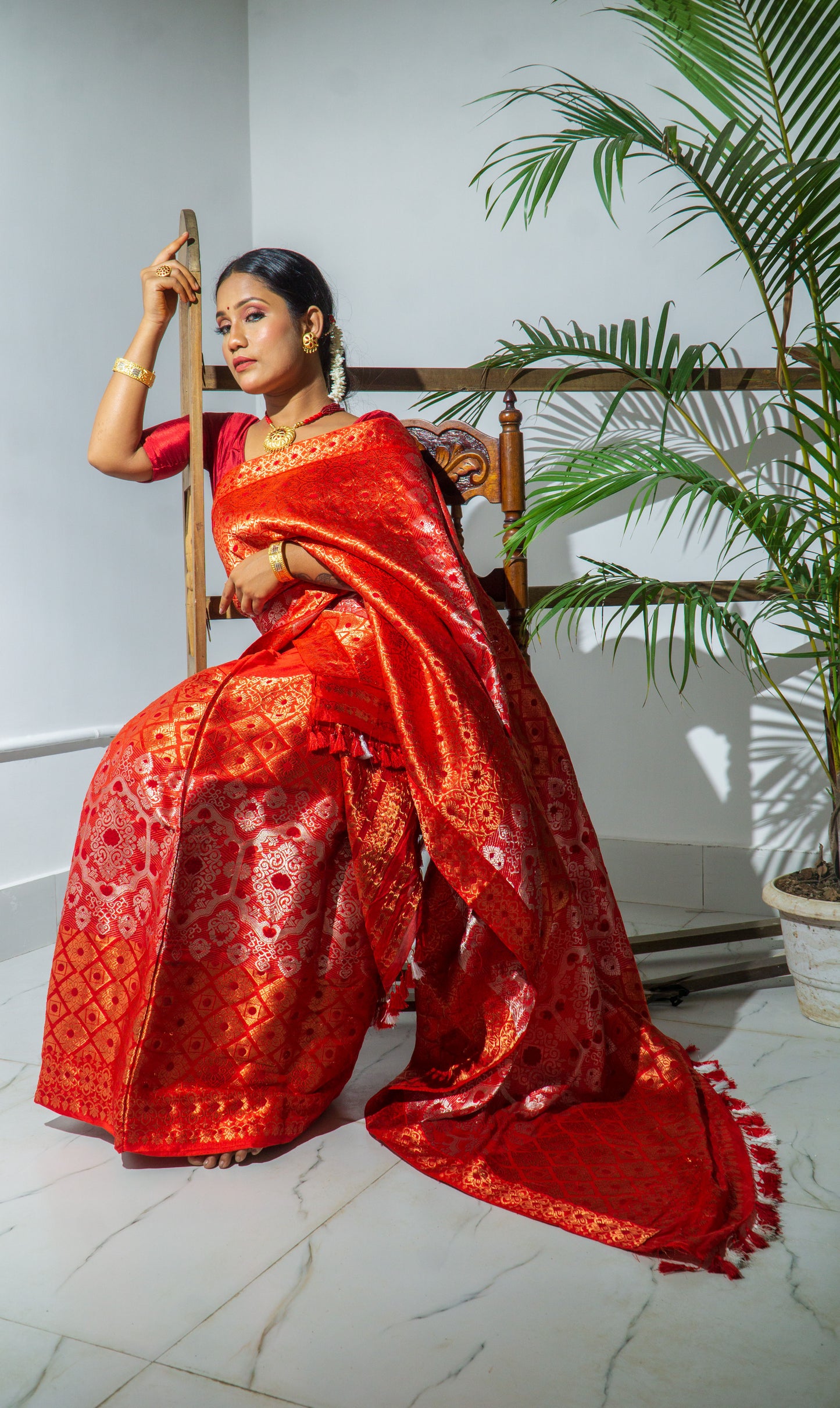 Sindoori - Wedding Bridal Assamese Mekhela Chador