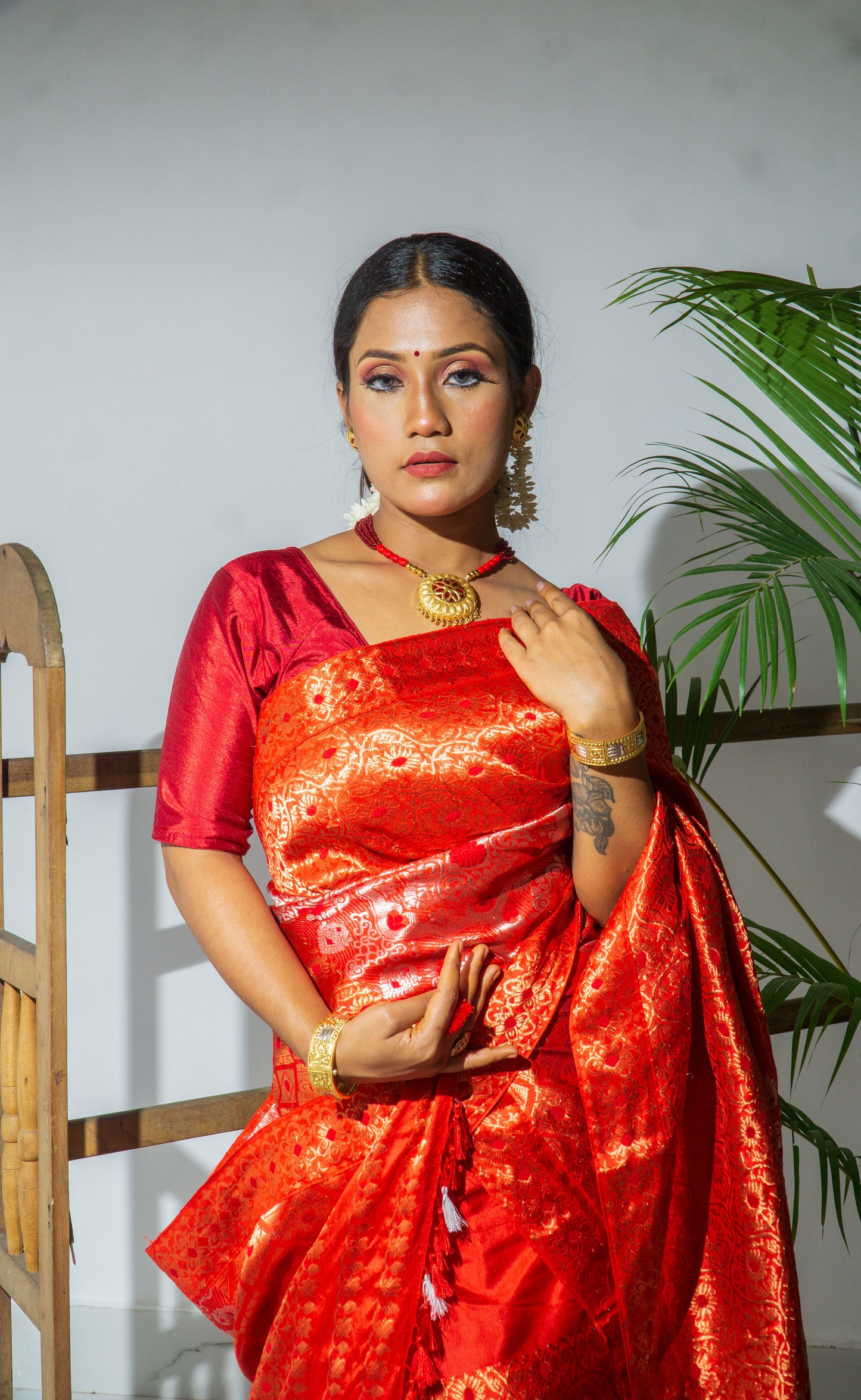 Sindoori Wedding Bridal Assamese Mekhela Chador – parashabora