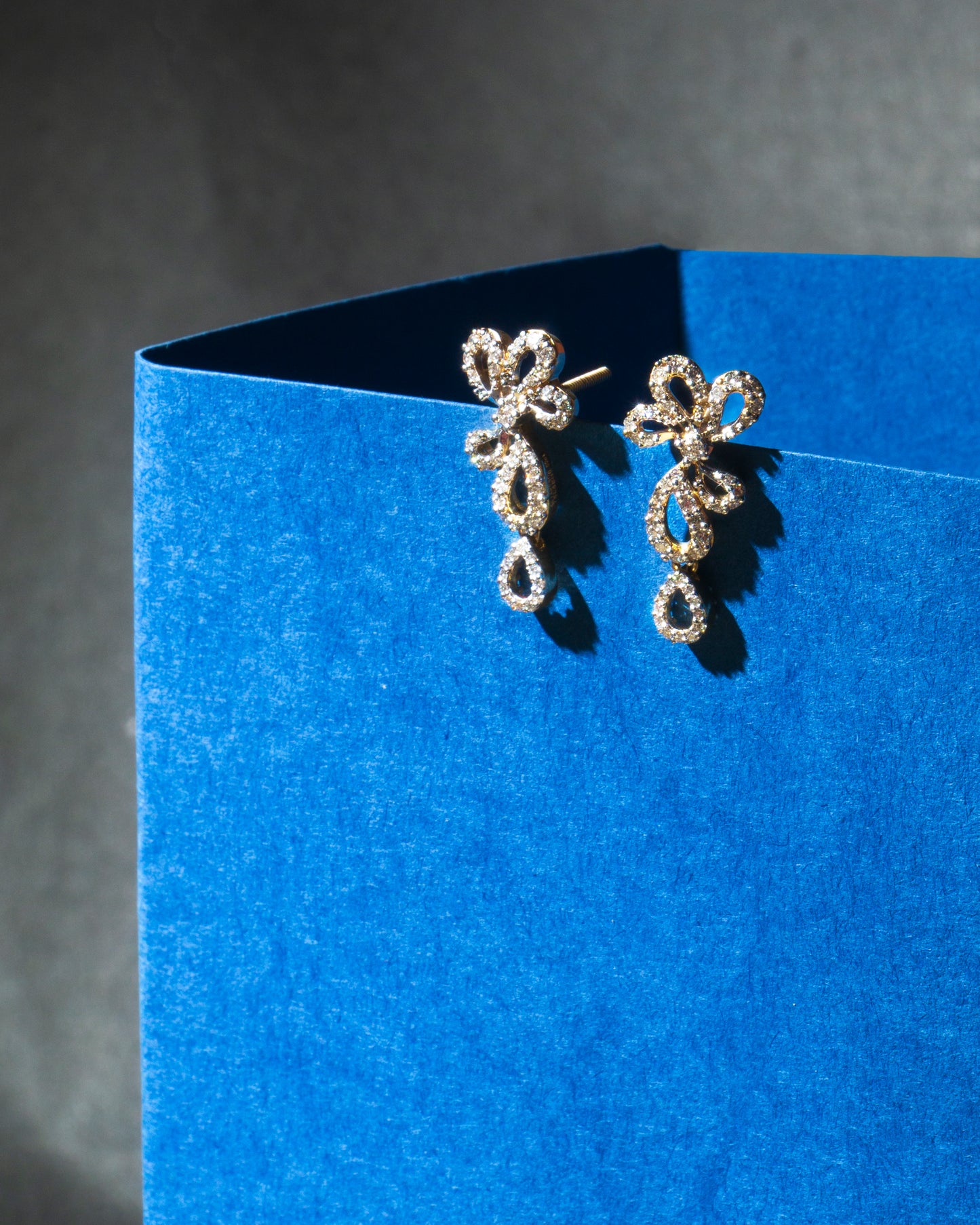 Shimmering Cascades Diamond Earring