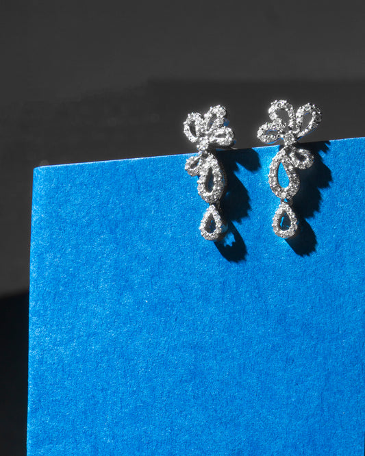 Shimmering Cascades Diamond Earring