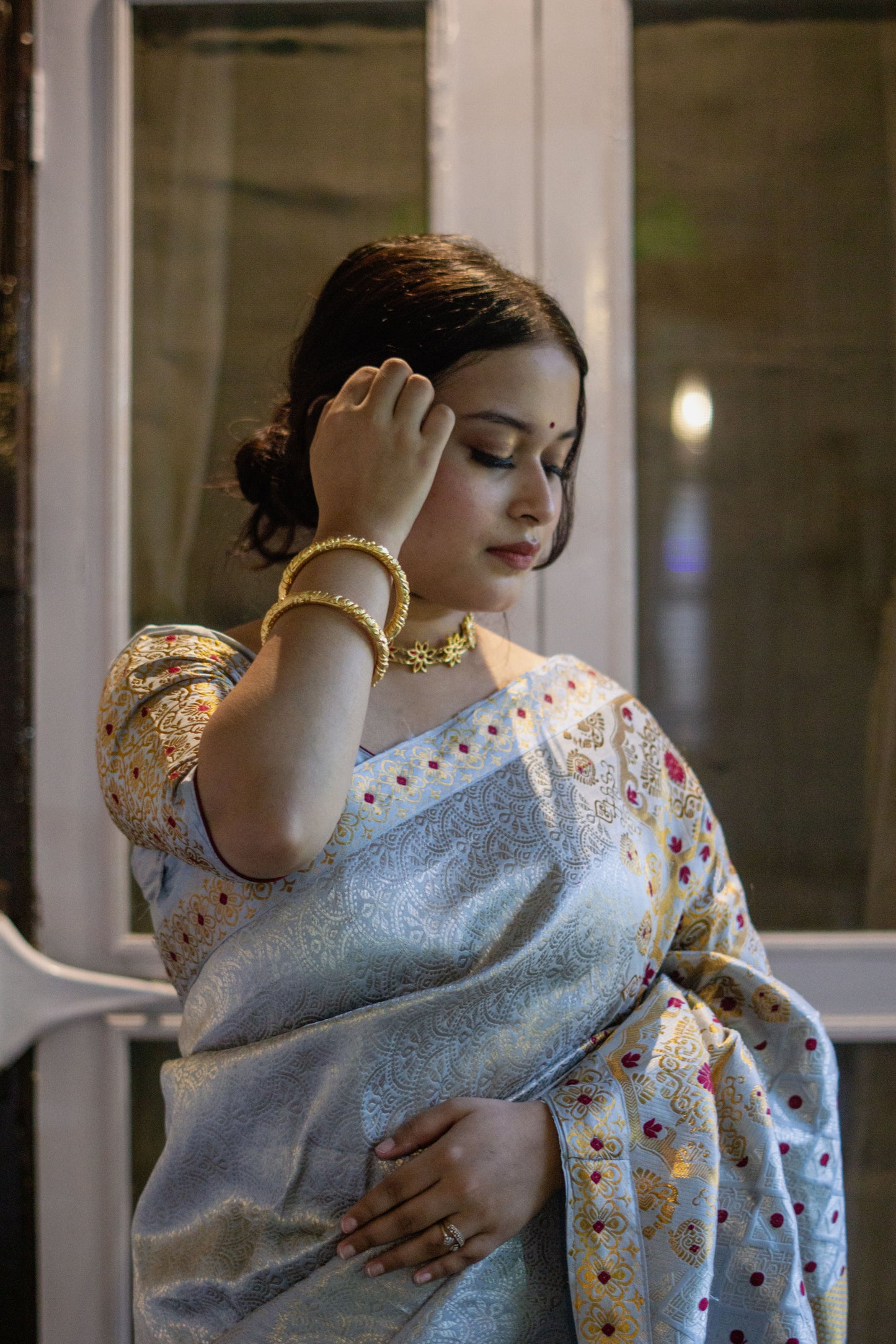 Shveta Chandra - Assamese Mekhela Chador